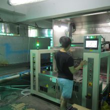 东莞垃圾桶涂装生产线 鹏鲲厂可定制各种机型塑料桶涂装生产线